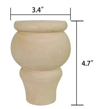 Replacement Solid Wood Sofa Legs for Stylish Furniture