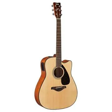 Yamaha FGX800C Solid Top Cutaway Acoustic-Electric Guitar for Every Player