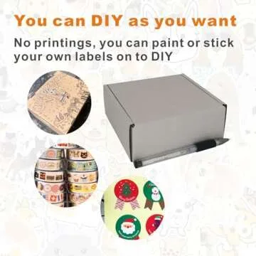 CH-BOX 50 Pack Lightweight Shipping Boxes for Small Items