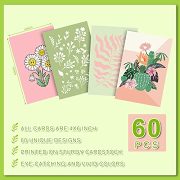 Teling 60 Pcs Danish Pastel Wall Collage Kit for Teens