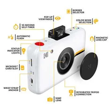 Kodak Step Camera: Instant Printing and Fun Modes
