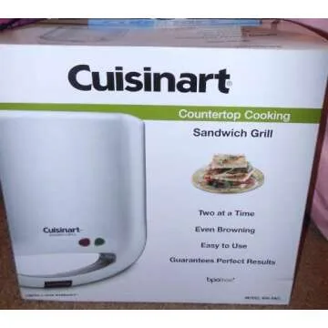 Cuisinart Dual-Sandwich Nonstick Electric Grill for Quick Meals
