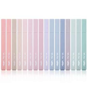 Mr. Pen Morandi Highlighters - 16 Pastel No Bleed Set