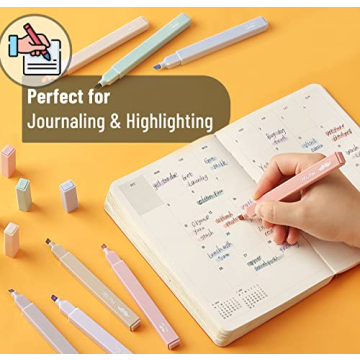 Mr. Pen Morandi Highlighters - 16 Pastel No Bleed Set