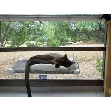 Kitty Cot Original World's Best Cat Perch (Large) Black Color