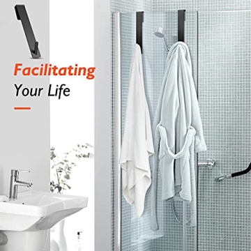 Kontoyo Shower Door Hooks for Frameless Glass Showers
