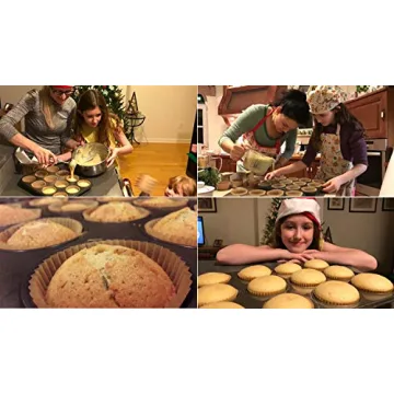 GIFBERA Natural Cupcake Liners 200-Count Greaseproof Paper