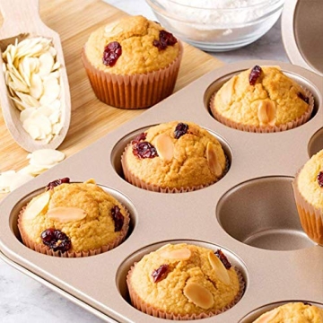 GIFBERA Natural Cupcake Liners 200-Count Greaseproof Paper