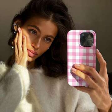 Stylish BURGA Phone Case for iPhone 15 Pro Max - Chic Protection