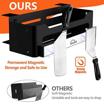 Griddle Caddy for Blackstone 28"/36" Griddles/Prep Cart, Grill Accessories Space Saving for Blacksto...