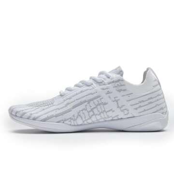 Rebel Athletic Revolt White Cheer Shoe for Peak Performance