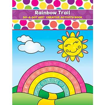 Do A Dot Art Coloring Books for Kids – Rainbow Trail Activity Book for Girls, Boys and Toddlers