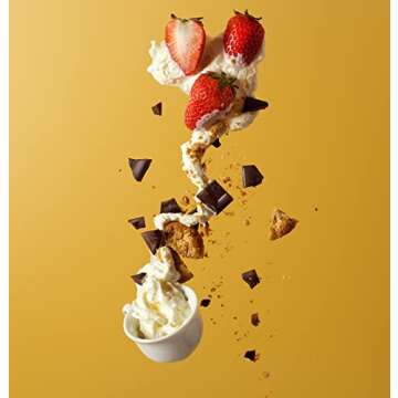 Disposable 8 oz Ice Cream Cups - 120 Pack