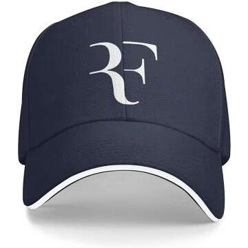 ROGER FEDERER Unisex Trucker Cap for Sports Lovers