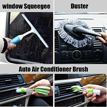 Ultimate 10-Pack Car Cleaning Tools Kit for Detailing