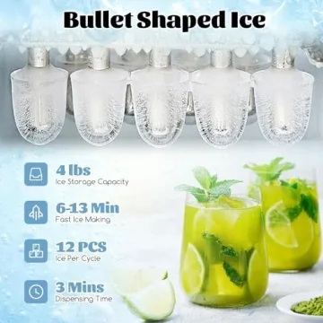 ARLIME 3-in-1 Ice Maker with Water Dispenser