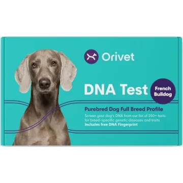 ORIVET Dog DNA Test Kit - French Bulldog Full Breed Profile | 250+ Medical Health Risks & Traits | G...