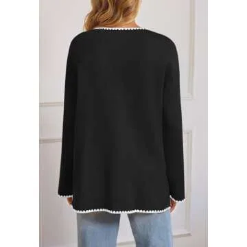 Stylish MEROKEETY Women's Oversized Cardigan for Fall 2024