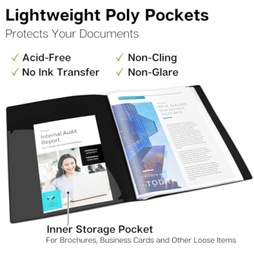 Dunwell 24-Pocket Presentation Binder for All Documents