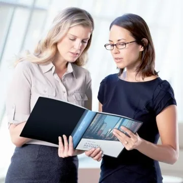 Dunwell 24-Pocket Presentation Binder for All Documents