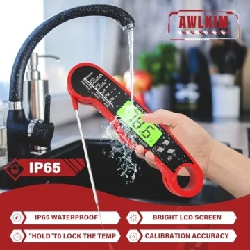 AWLKIM Digital Meat Thermometer - Instant Read