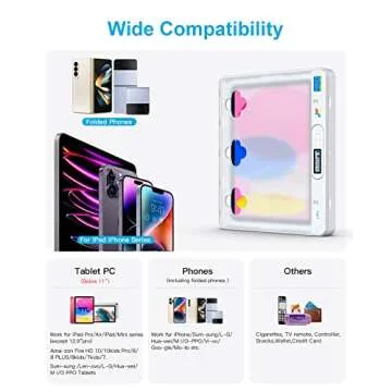 ySky Phone Lock Box with Timer for iPad,Portable Time Lock Box for iPad,iPhone,Tablet,Folded Phone,TV remotes, Phone Locker for Self-Discipline to Help Reduce Screen Time Focus to Achieve Goals(New)