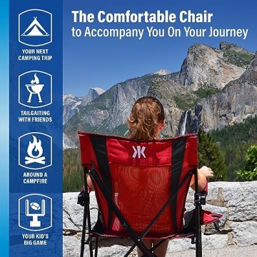 Kijaro Portable Camping Chair for Ultimate Comfort Outdoors