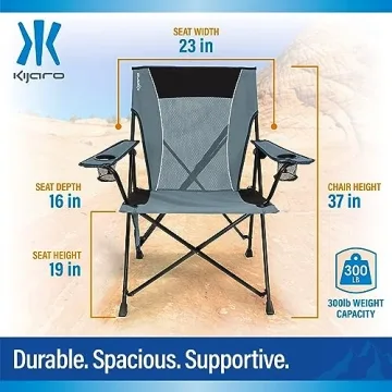 Kijaro Portable Camping Chair for Ultimate Comfort Outdoors