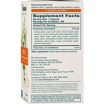 Himalaya LiverCare Herbal Supplement, Liver Cleanse, Liver Support, Eliminates Waste, Cleansing, Veg...