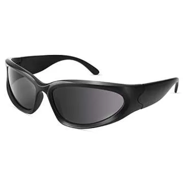 Stylish COASION Wrap Around Sunglasses for Men & Women