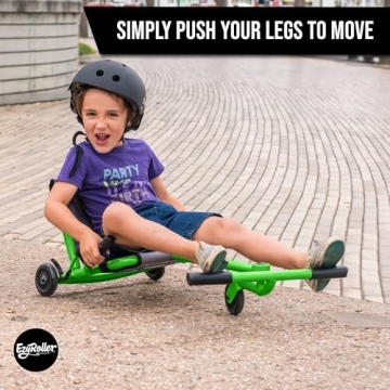 EzyRoller Classic Ride-On Scooter for Kids in Green