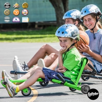EzyRoller Classic Ride-On Scooter for Kids in Green