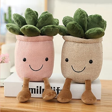 WUZHOU Tulip Plush Toy Soft Fluffy Succulent Pillow Decor
