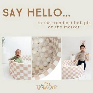 Stylish Ball Pit for Babies and Toddlers with 150 Balls