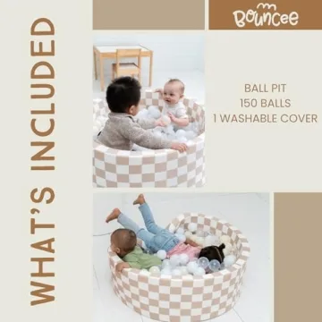 Stylish Ball Pit for Babies and Toddlers with 150 Balls