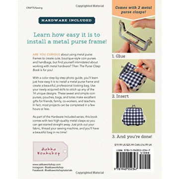 Sew 14 Adorable Coin Purses with The Purse Clasp Book