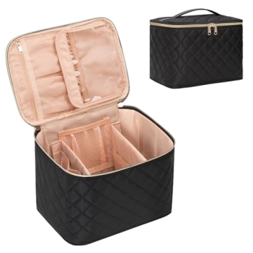 OCHEAL Makeup Bag - Large Travel Cosmetic Organizer Perfect for Beauty Essentials