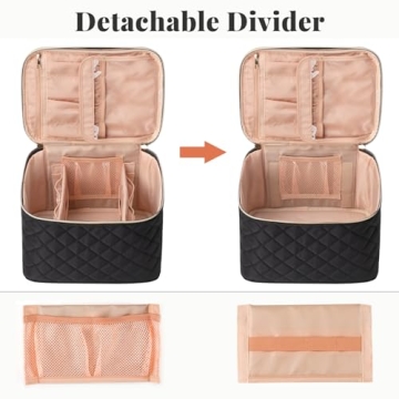 OCHEAL Large Travel Makeup Bag Organized & Stylish