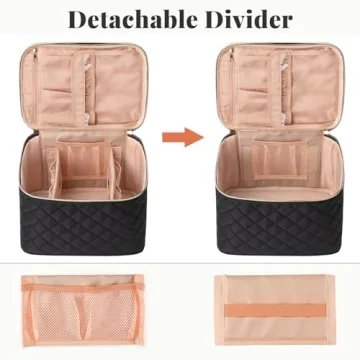 OCHEAL Large Travel Makeup Bag Organized & Stylish