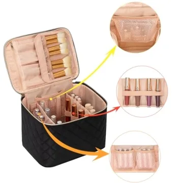 OCHEAL Large Travel Makeup Bag Organized & Stylish