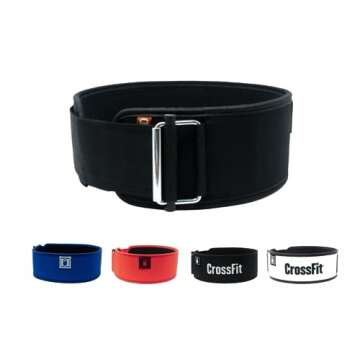 2POOD 4" Weightlifting Belt | CrossFit® Weightlifting Belt | 4-inch Wide and Built for Support, Flexibility, and The Ability to Cross Train Easily