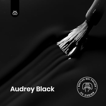 Beetles Black Gel Nail Polish for Salon-Quality Manicures at Home