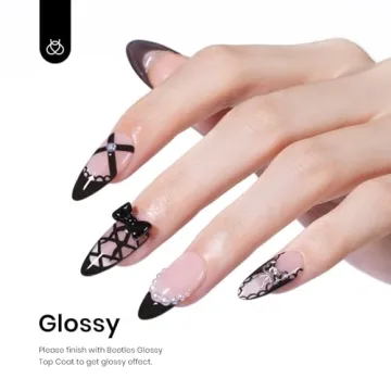 Beetles Black Gel Nail Polish for Salon-Quality Manicures at Home