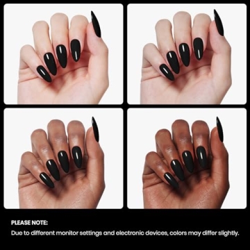 Beetles Black Gel Nail Polish for Salon-Quality Manicures at Home