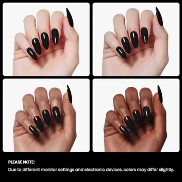 Beetles Black Gel Nail Polish for Salon-Quality Manicures at Home