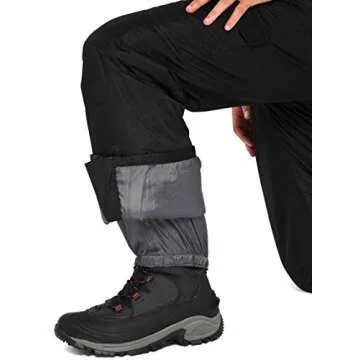 Arctix Men's Essential Insulated Bib Overalls, Black, Small/30" Inseam