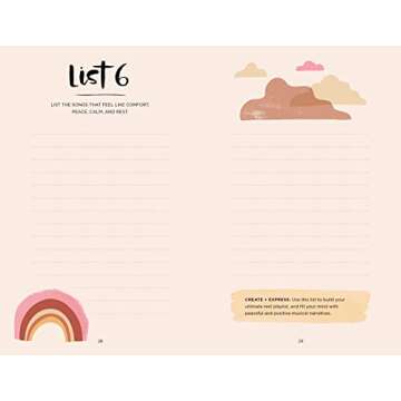 52 Lists for Calm: Journaling Inspiration for Soothing Anxiety and Creating a Peaceful Life (A Self ...