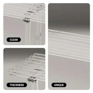 Sumerflos Acrylic Entryway Bench - 35" Clear Shoe Storage Bench for Bedroom & End of Bed & Hallway, Holds Up to 300 Lb (Seat for 2 People), Modern, Easy Assembly