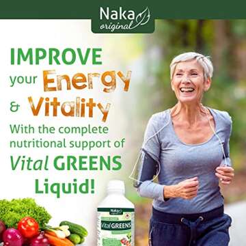 NAKA Herbs & Vitamins Rso Vital Greens, 450 ML