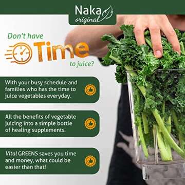 NAKA Herbs & Vitamins Rso Vital Greens, 450 ML